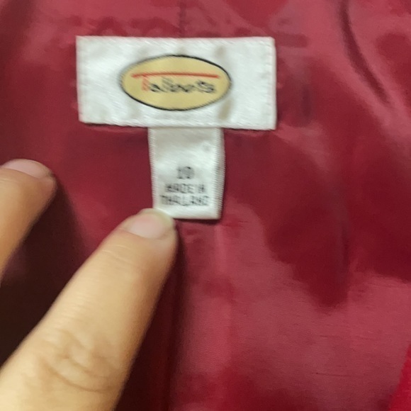 Talbots red wool blazer - Picture 5 of 6
